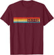 Israel vintage retro T-Shirt - T-Shirt | Maroon