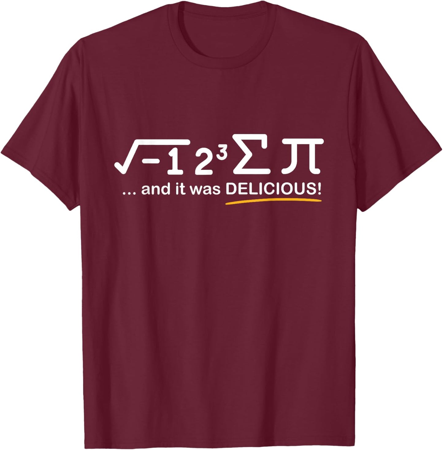 I ate Some Pi - Funny Pi Day & Math Lover Gift T-Shirt - T-Shirt | Maroon