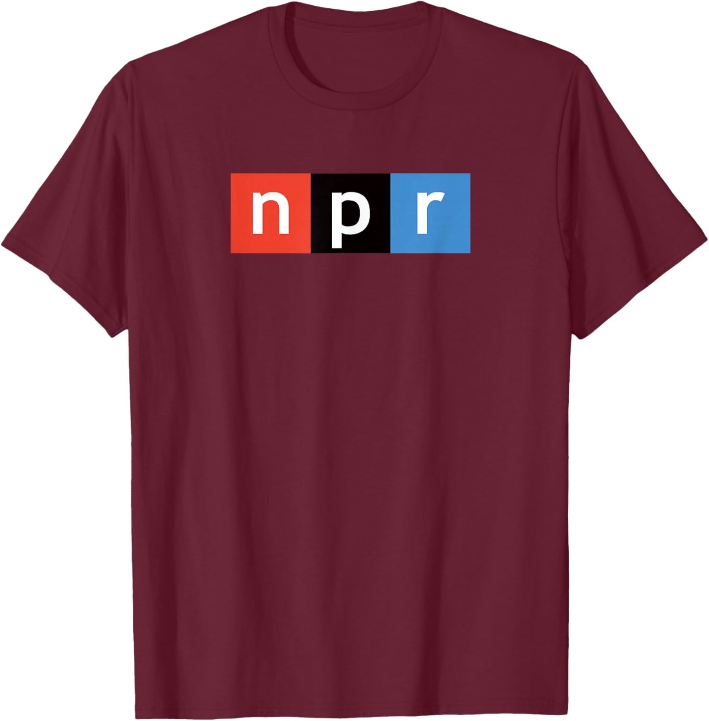 NPR Full Color Logo T-Shirt - T-Shirt | Maroon