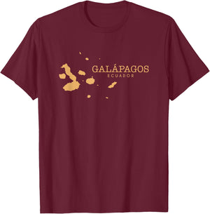 Galapagos Islands, Galapago Ecuador T-Shirt - T-Shirt | Maroon