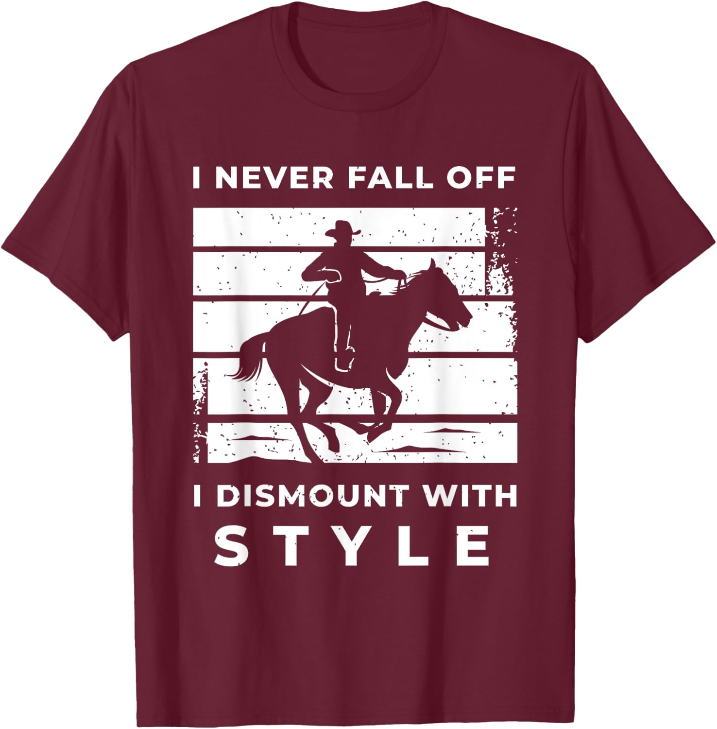 Funny Horse Quote Outfit For A Lover Of Horse T-Shirt - T-Shirt | Maroon