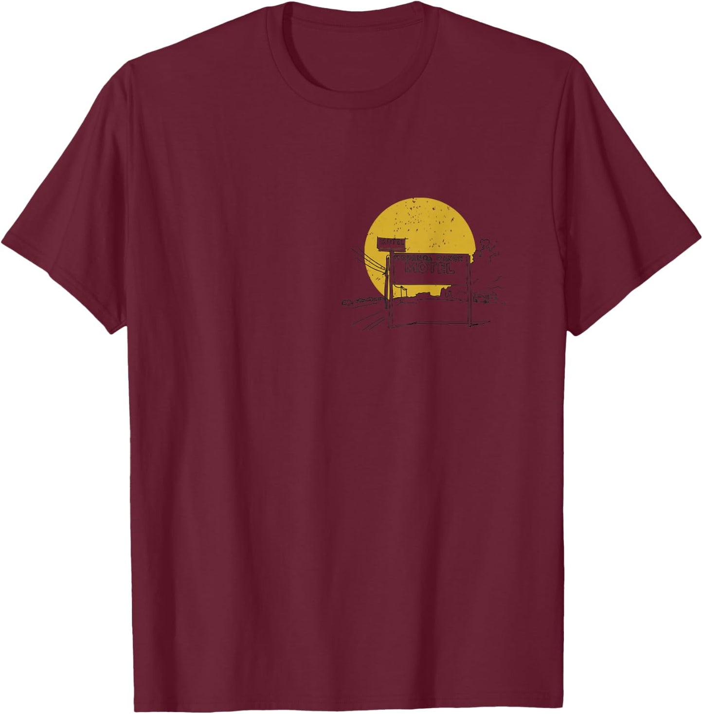 Topanga Ranch Motel Vintage Surf T-Shirt - T-Shirt | Maroon