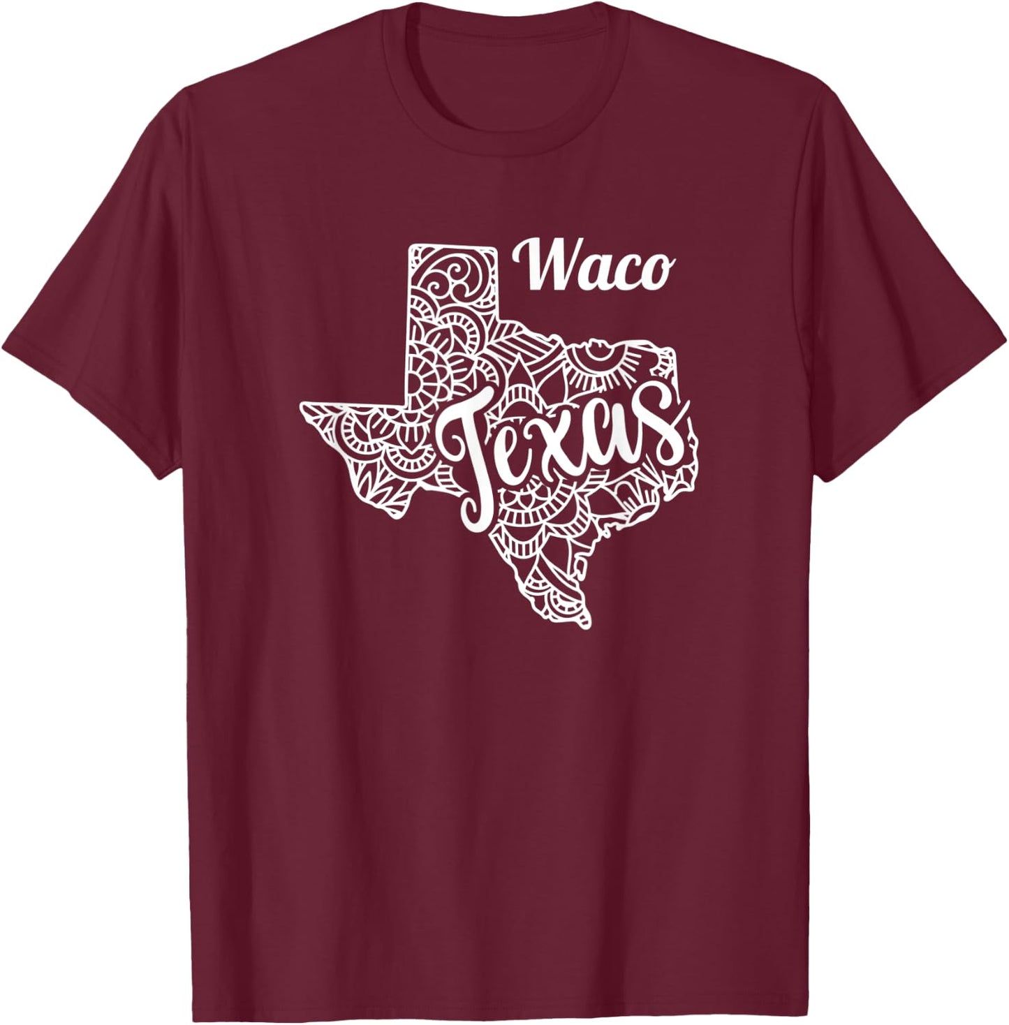 Waco TX - Texas City T-Shirt - T-Shirt | Maroon
