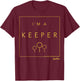 Harry Potter Quidditch I'm A Keeper T-Shirt - T-Shirt | Maroon