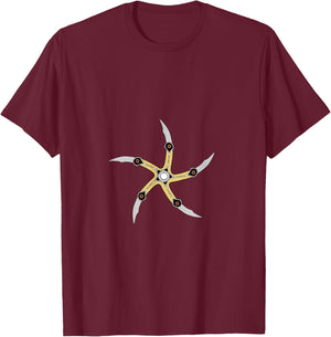 Glaive Krull Throwing Star T-Shirt - T-Shirt | Maroon
