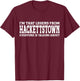 Hackettstown Hometown NJ New Jersey Funny City Hackettstown T-Shirt - T-Shirt | Maroon