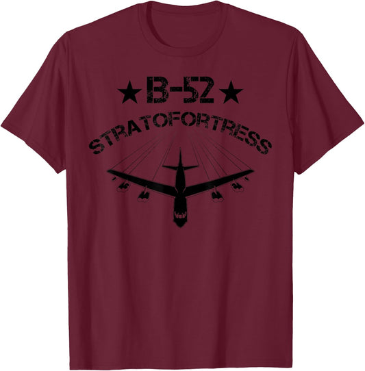 Cool B-52 Stratofortress | Funny US Bomber Air Force Gift T-Shirt - T-Shirt | Maroon