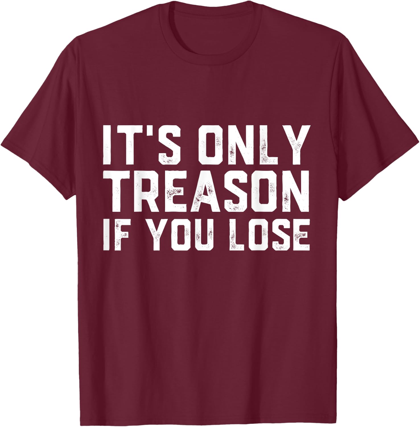 English Is Important But History Is Importanter Historian T-Shirt - T-Shirt | Maroon