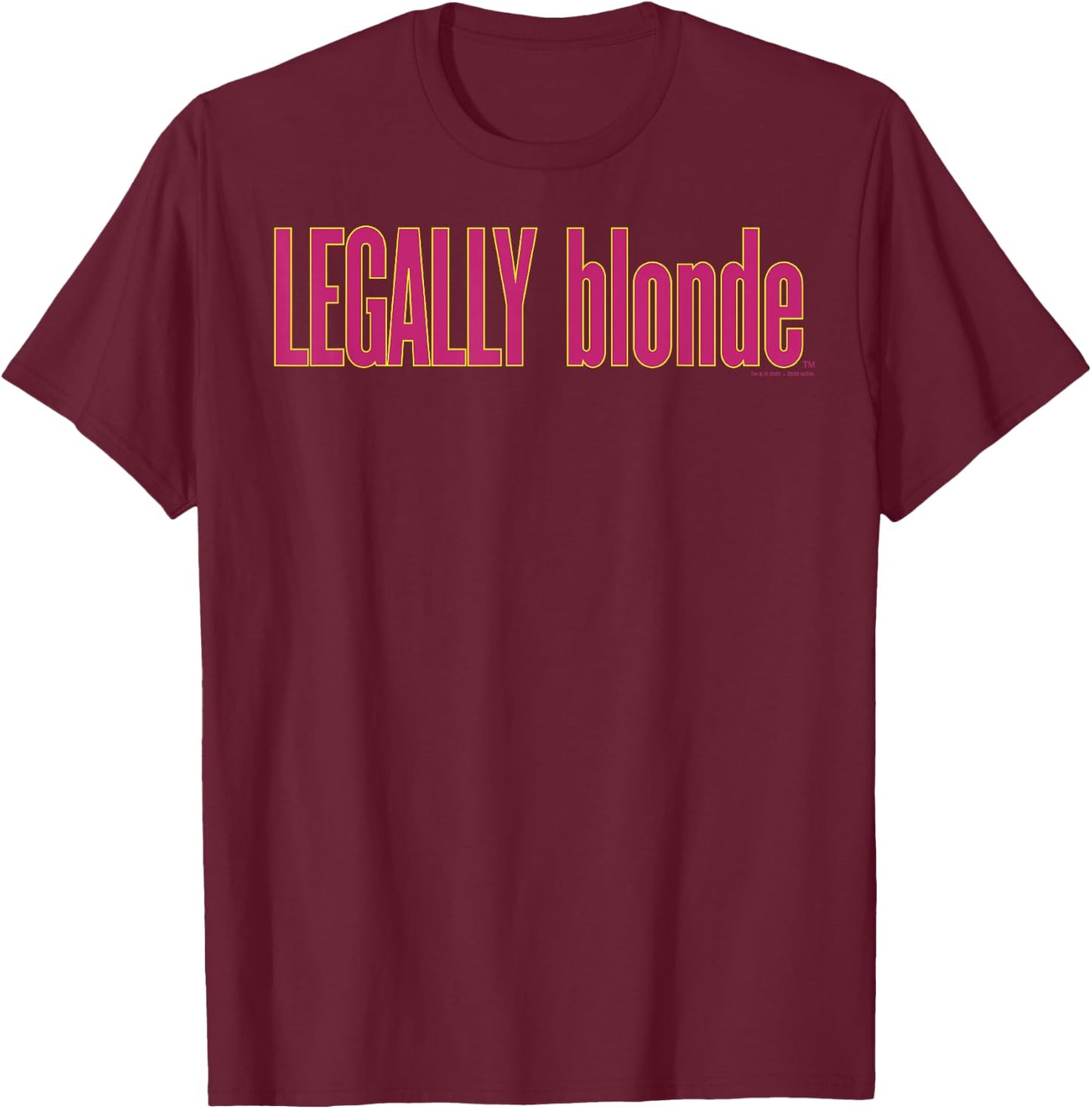 Legally Blonde Logo T-Shirt - T-Shirt | Maroon