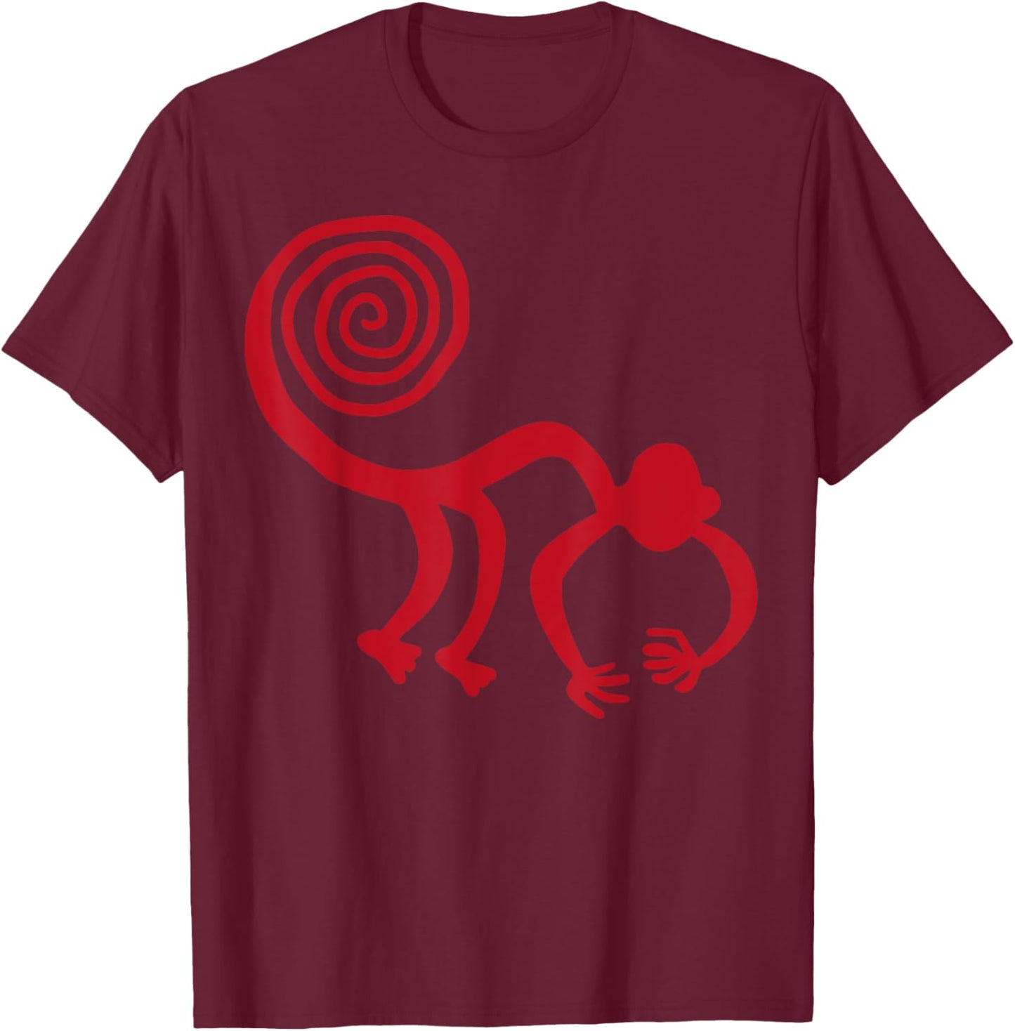 Peru - Nazca Lines Monkey - Peru T-Shirt - T-Shirt | Maroon