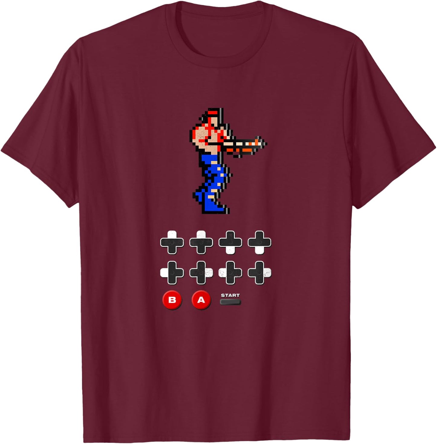 The Cheat Code | Video Game Gamer Classic Novelty T-Shirt - T-Shirt | Maroon