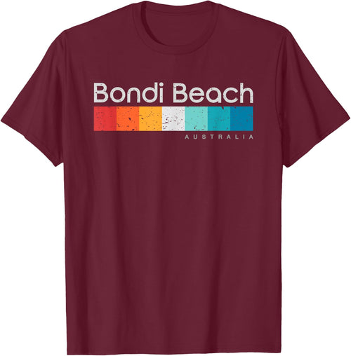 Bondi Beach Australia Retro Design