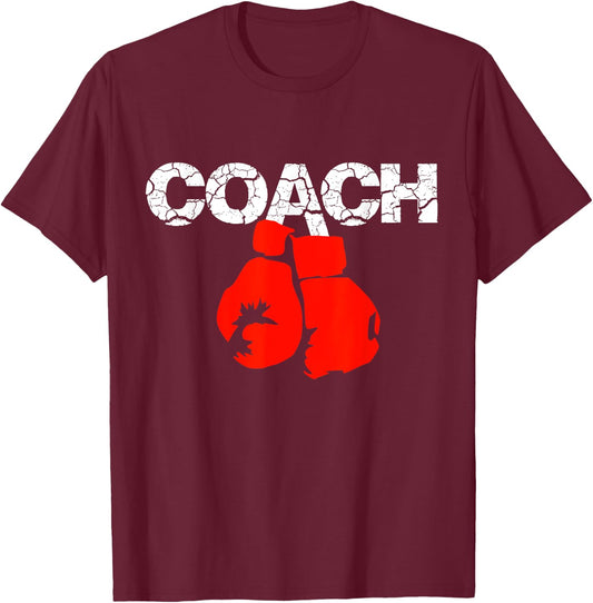 Boxing Coach Definition Boxing Trainer Boxing Coach T-Shirt - T-Shirt | Maroon