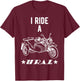 Ural motorcycle spun off-road motorcyclists T-Shirt - T-Shirt | Maroon