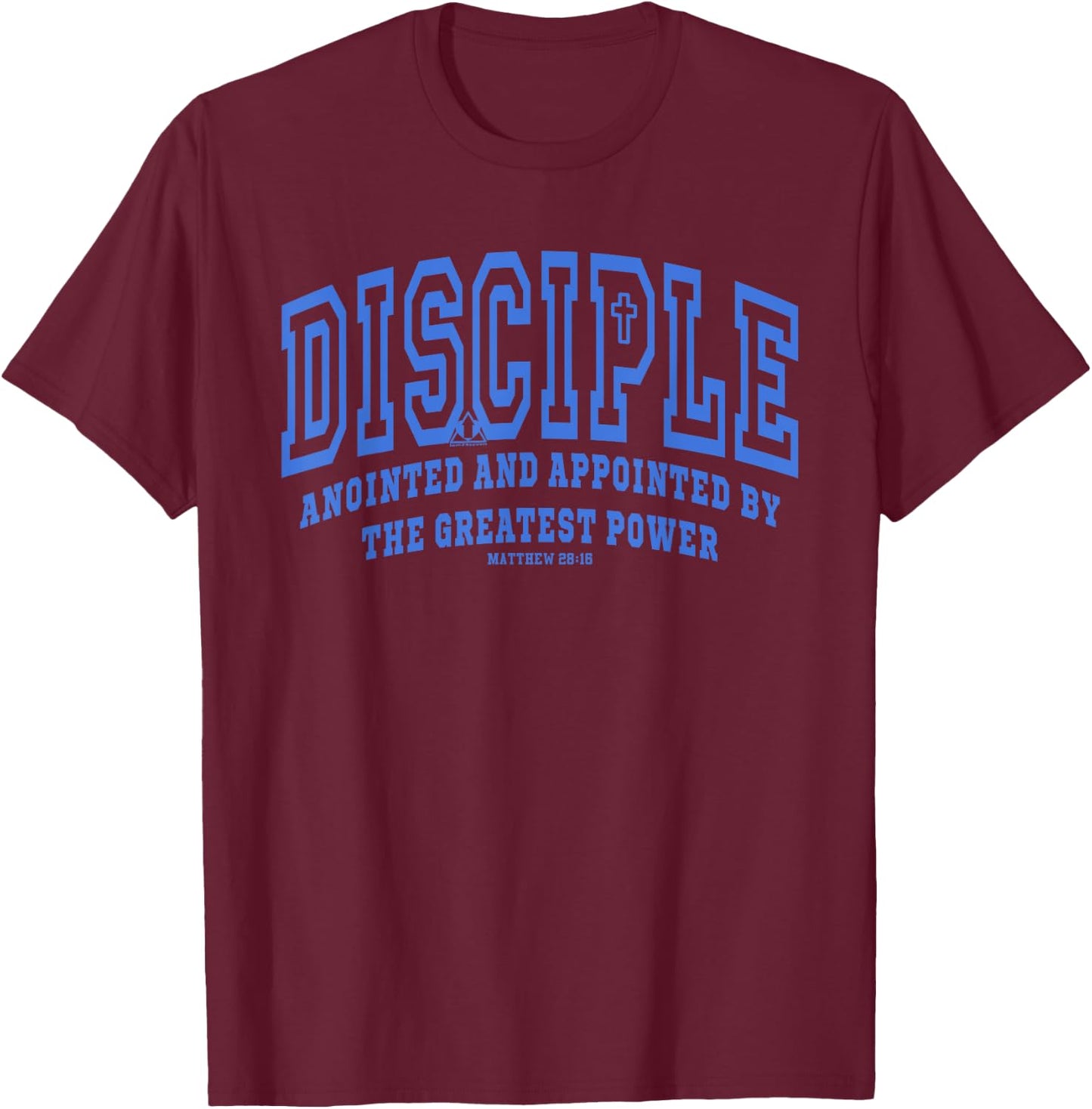 EJSulu Christian Warriors DISCIPLE ANOINTED AND APPOINTED Christian Bible Verse Design -Kids Black Small T-Shirt - T-Shirt | Maroon