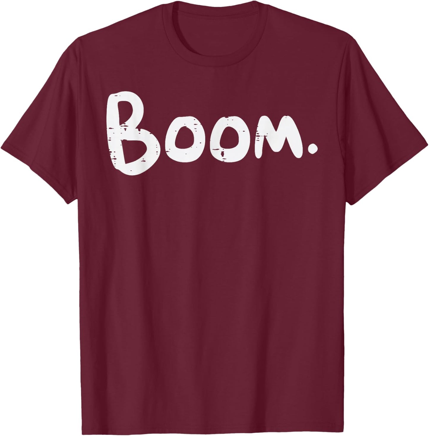 Gym Boom Workout Exercise Fitness Motivational Men Women T-Shirt - T-Shirt | Maroon