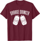 Garage Drinker Funny Drinking T-Shirt - T-Shirt | Maroon