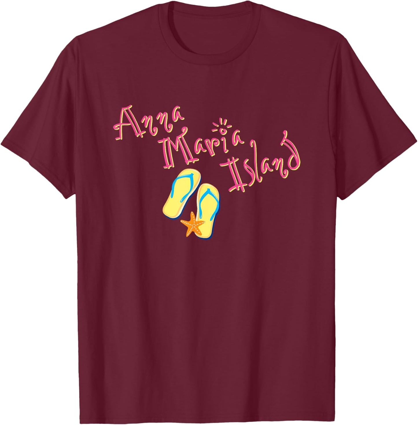 Anna Maria Island Florida souvenir T-Shirt - T-Shirt | Maroon