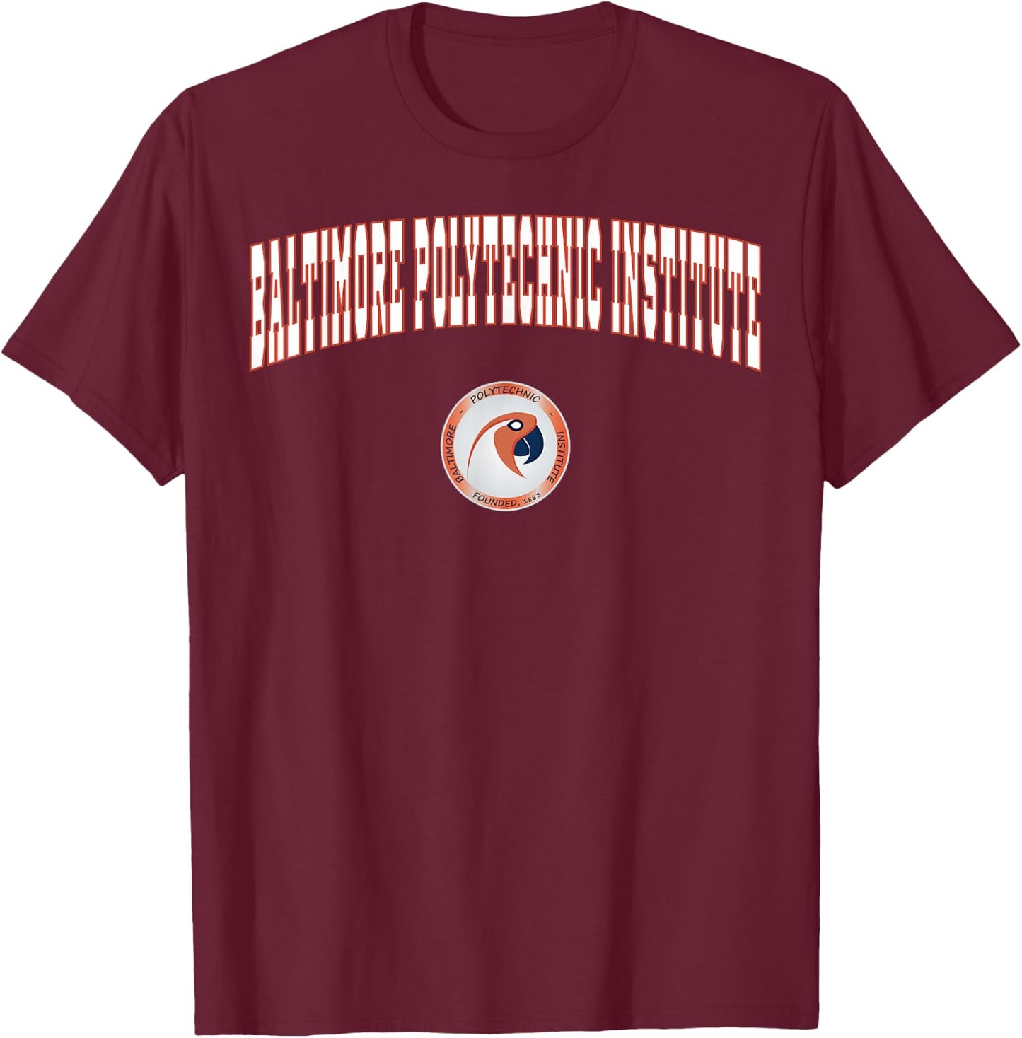 Baltimore Polytechnic Institute Engineers T-Shirt - T-Shirt | Maroon