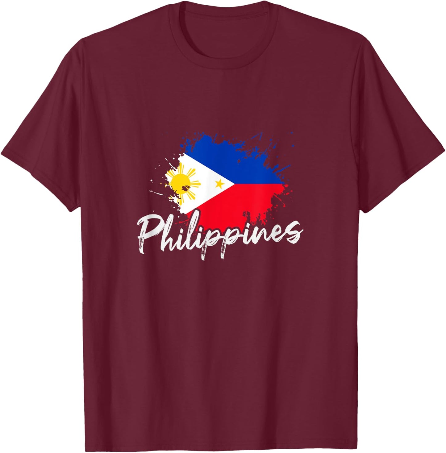 Filipino Pride Gift Philippines T-Shirt - T-Shirt | Maroon
