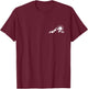 Mountains, hiking, camping, climbing, outdoor T-Shirt - T-Shirt | Maroon