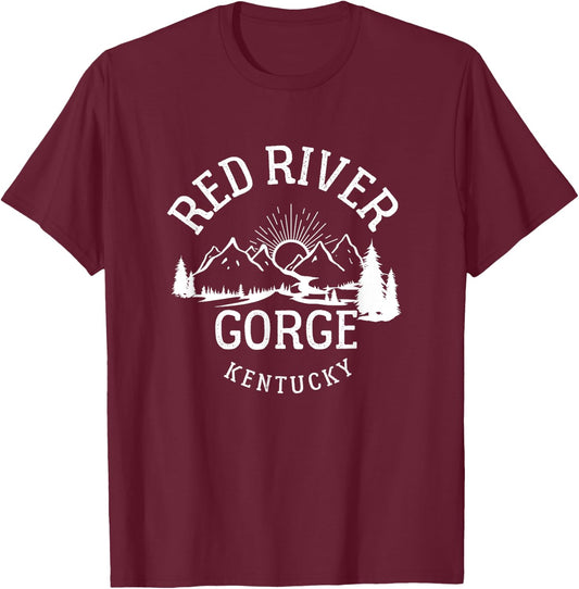 Red River Gorge Hike Kentucky Parks Hiking T-Shirt - T-Shirt | Maroon