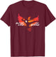 Cobra Kai Bite Like an Eagle Jump Kick T-Shirt - T-Shirt | Maroon