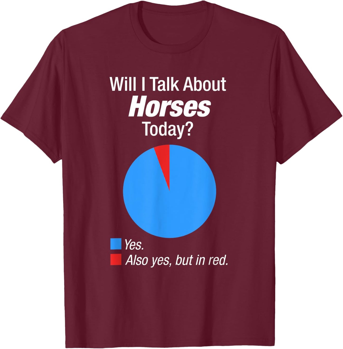 Horse Lover Obsessed Gift T-Shirt - T-Shirt | Maroon