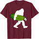 Pickle Art Women Kids Bigfoot Cucumber Pickle Lover T-Shirt - T-Shirt | Maroon