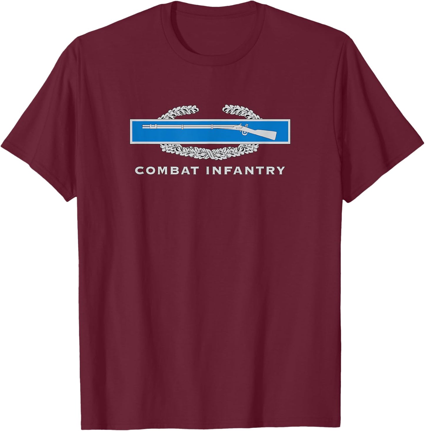 Combat Infantry T-Shirt - T-Shirt | Maroon
