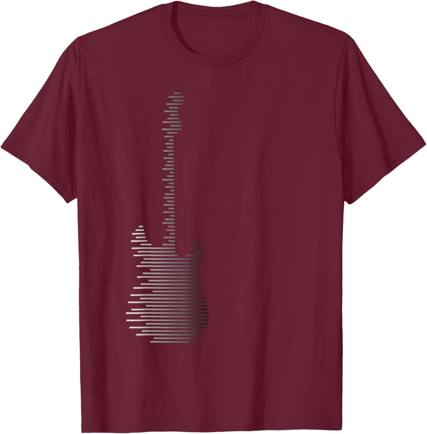 Guitar Women Musician Guitarist Music Gift T-Shirt - T-Shirt | Maroon