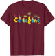 AJ.co Hecho en Cartagena Colombia - Men's -Adults Black Small Classic Fit Short Sleeve T-Shirt - T-Shirt | Maroon