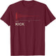 Kick Snare DAW Producer Studio Audio Wave Gear VST Synth T-Shirt - T-Shirt | Maroon