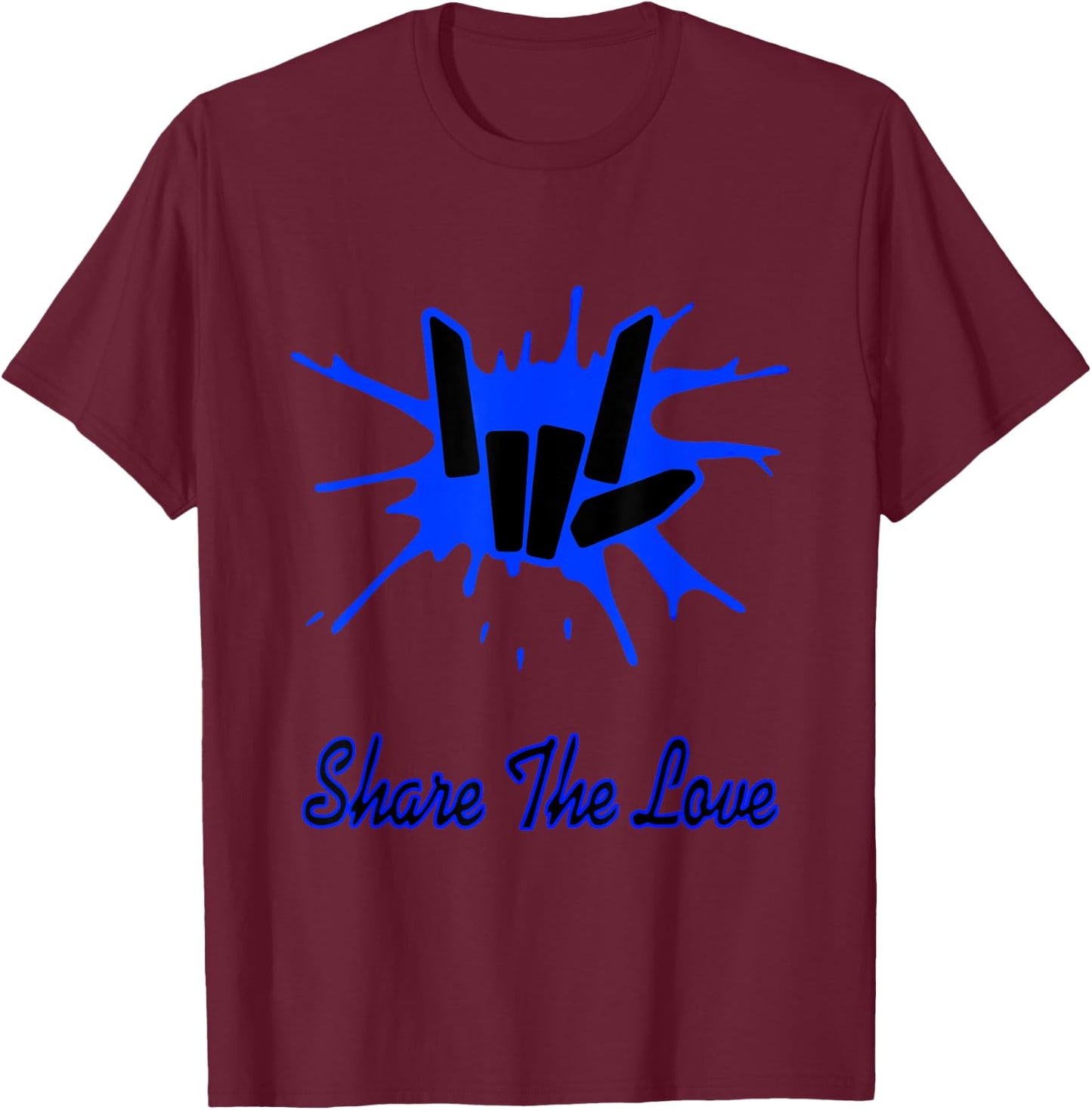 Share Love for Kids and Youth T-Shirt - T-Shirt | Maroon