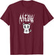 Kawaii Death Metal Meow Cute Anime Black Metal Cat Joke Men Women T-Shirt - T-Shirt | Maroon
