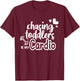 Chasing Toddlers Is My Cardio T-Shirt - T-Shirt | Maroon