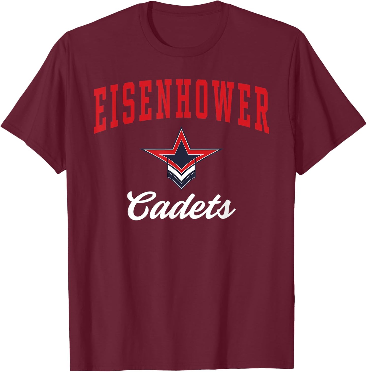Eisenhower High School Cadets T-Shirt - T-Shirt | Maroon