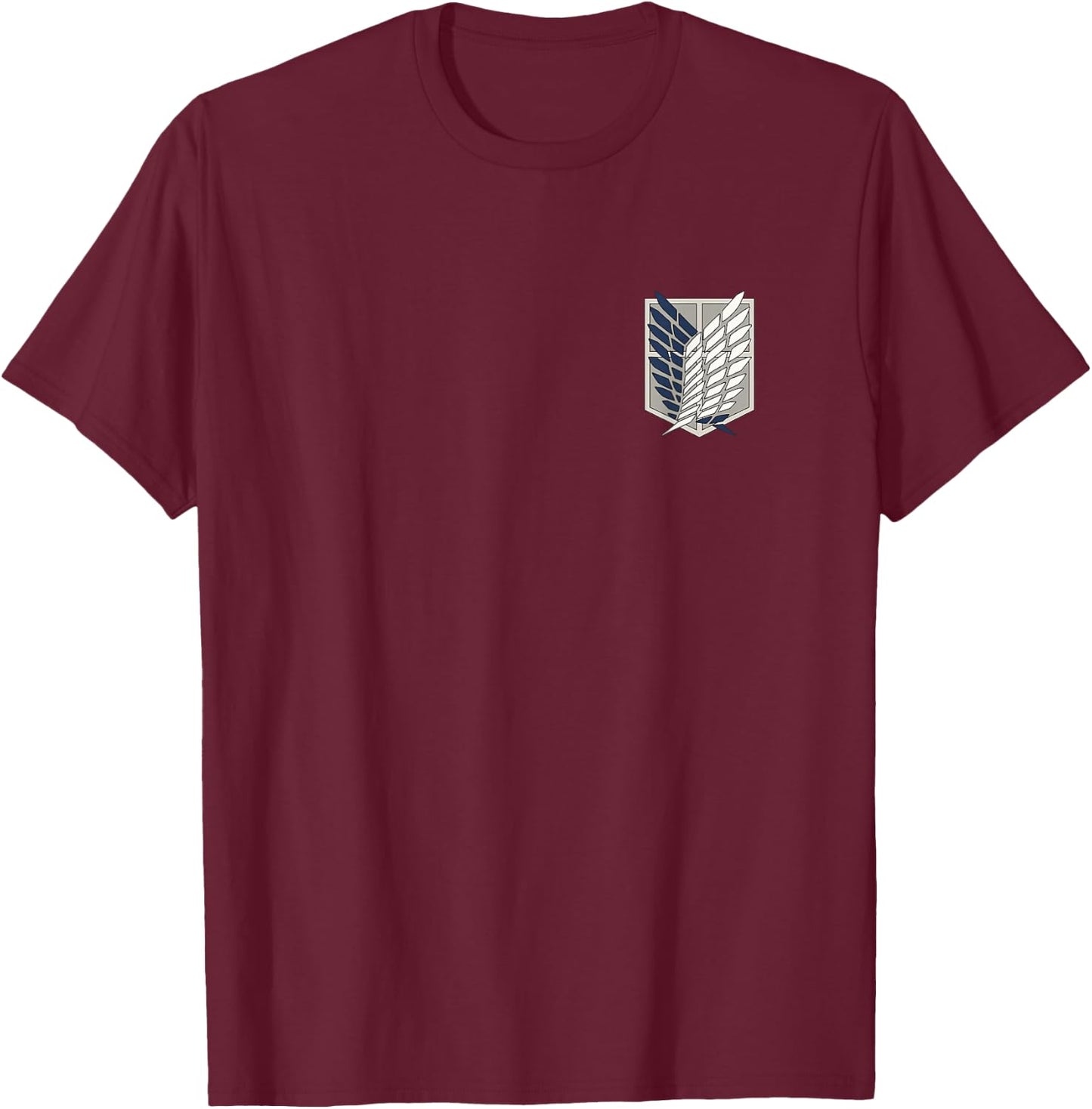 Attack on Titan Season 3 Scout Regiment Anime T-Shirt - T-Shirt | Maroon