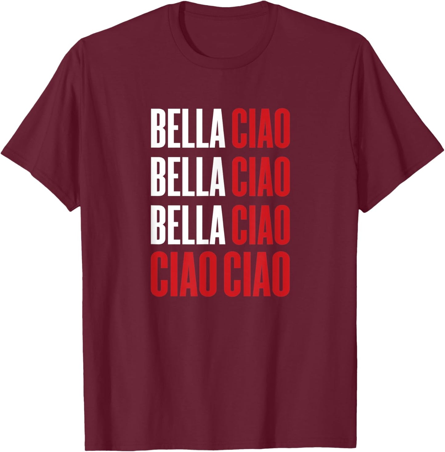 Bella Ciao T-Shirt - T-Shirt | Maroon
