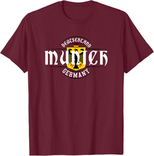 Munich Germany T-Shirt - T-Shirt | Maroon