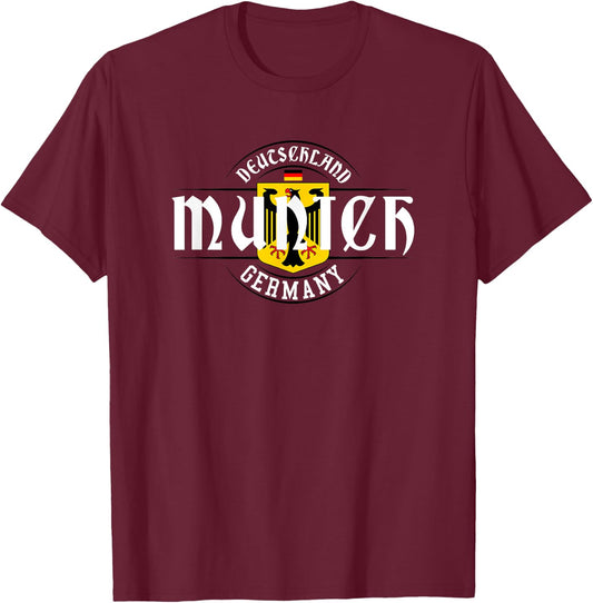 Munich Germany T-Shirt - T-Shirt | Maroon