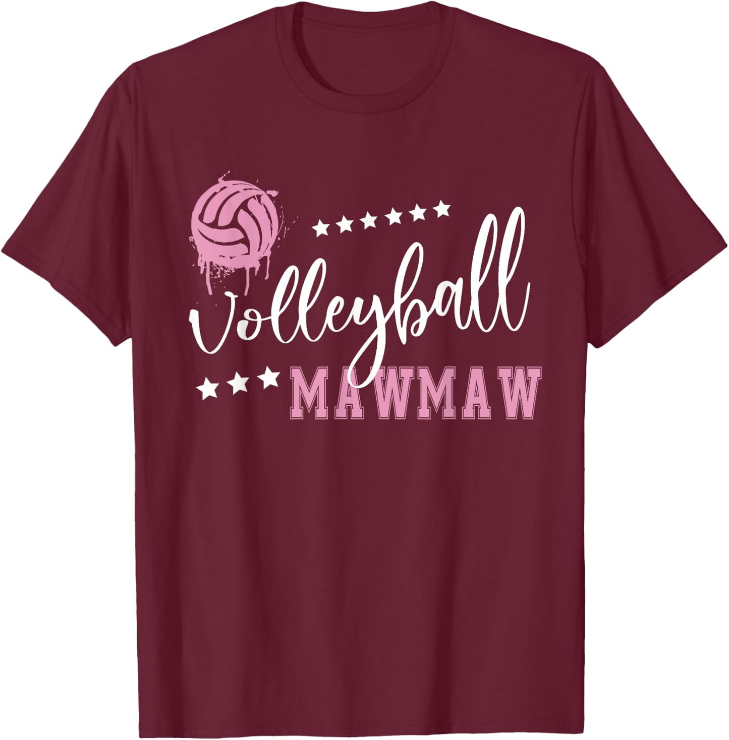 Volleyball Mawmaw Gifts T-Shirt - T-Shirt | Maroon