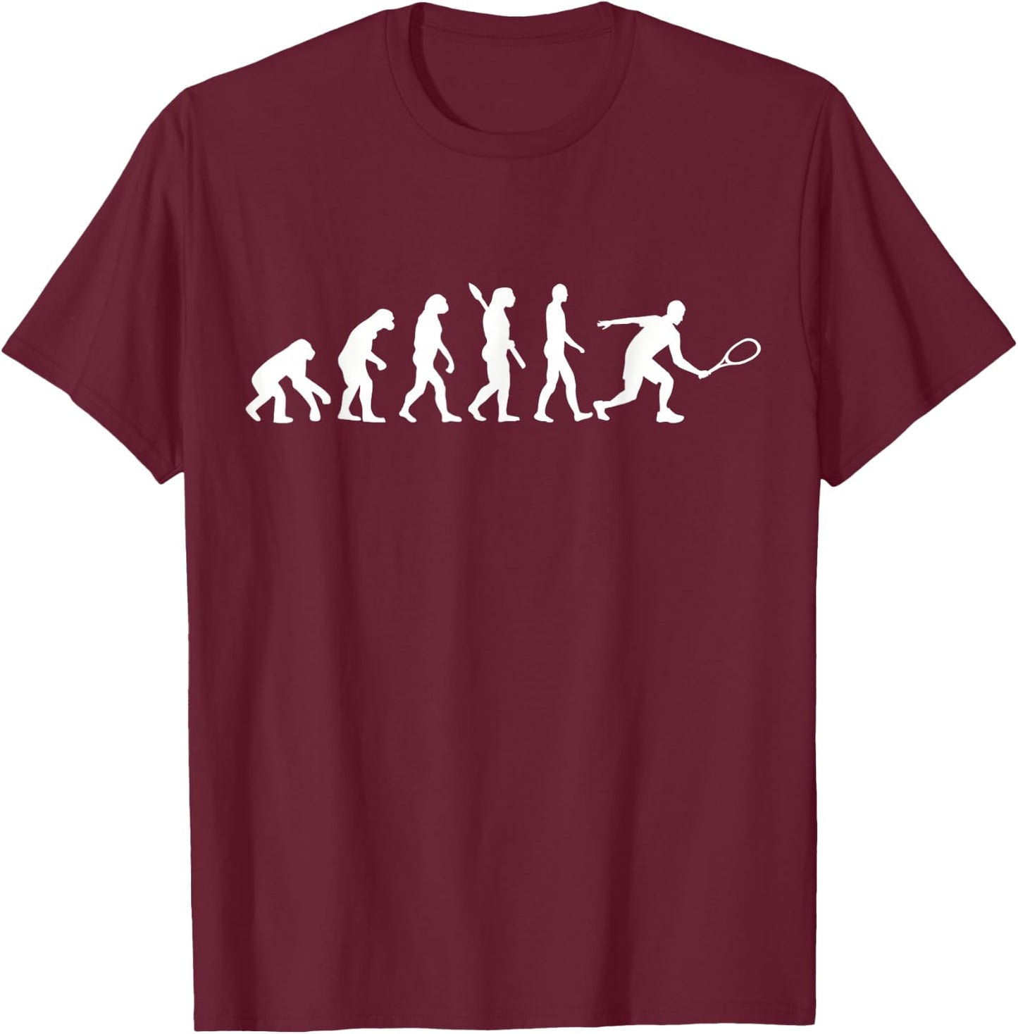 Evolution Squash T-Shirt - T-Shirt | Maroon