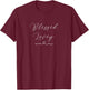Blessed Lovey T-Shirt - T-Shirt | Maroon
