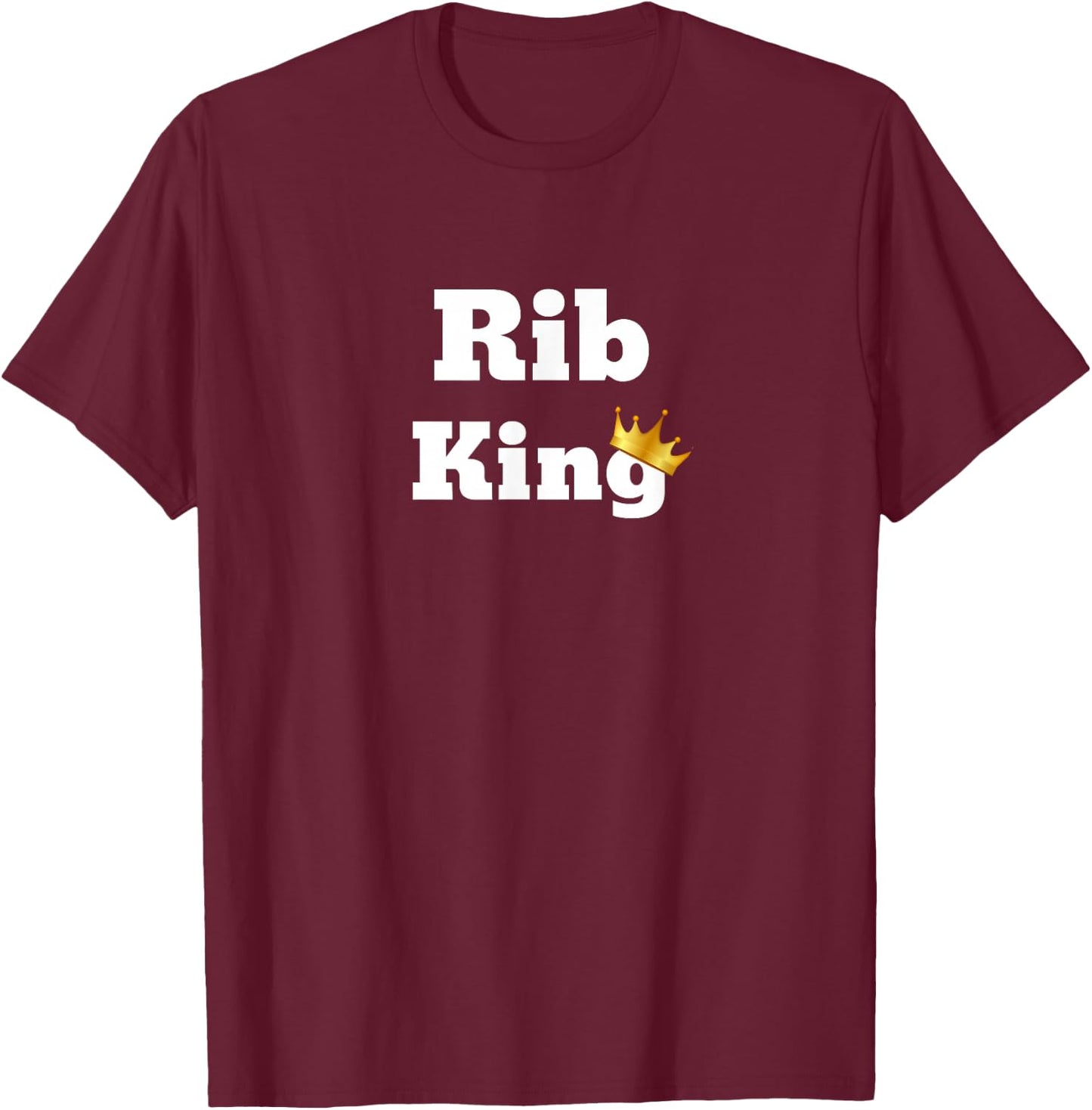 Rib King T-Shirt - T-Shirt | Maroon