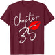 Chapter 35 Happy Birthday 35 Born In 1986 T-Shirt - T-Shirt | Maroon