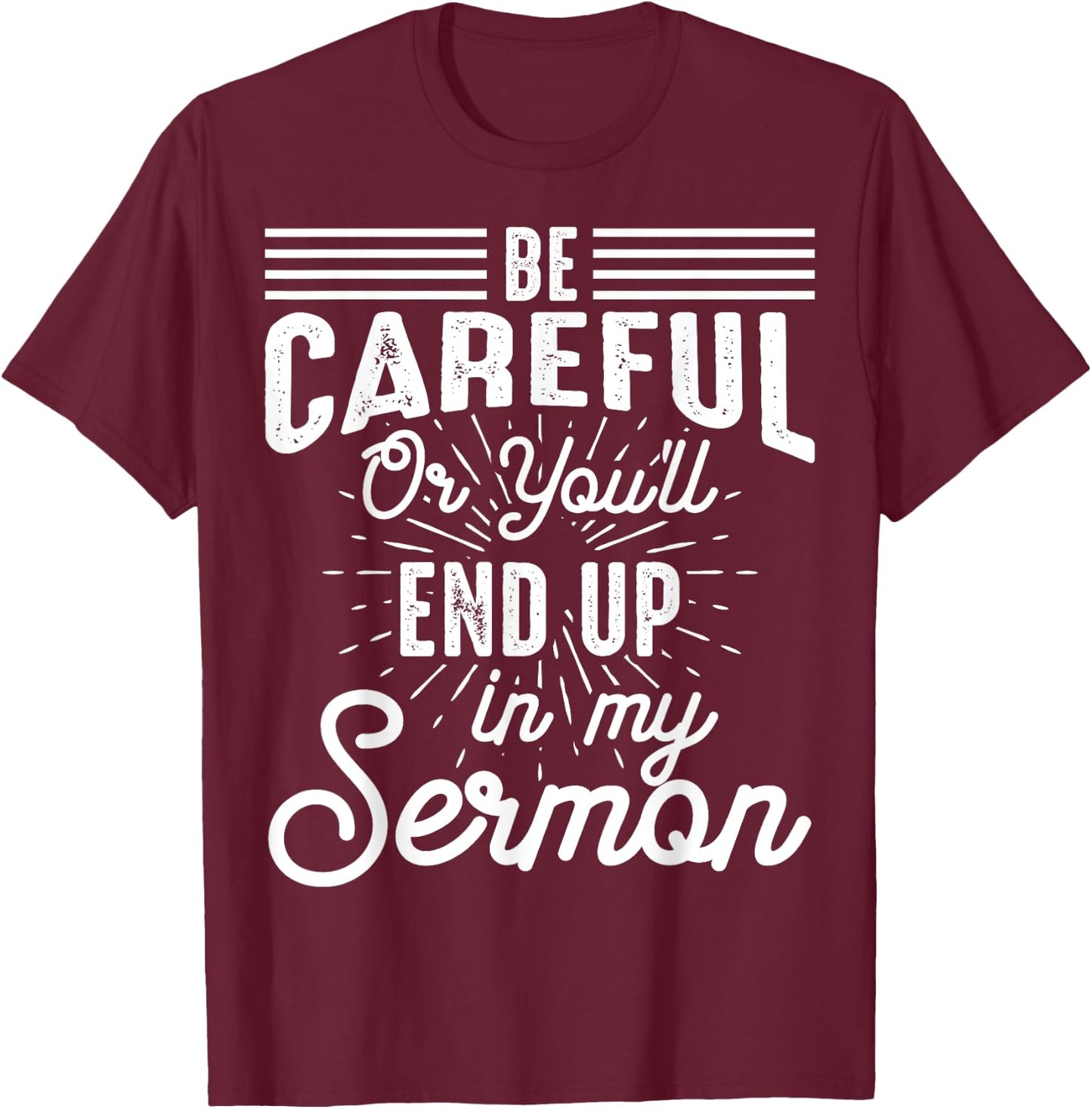 Funny Pastor Appreciation Gift Cool Christian Church Men T-Shirt - T-Shirt | Maroon