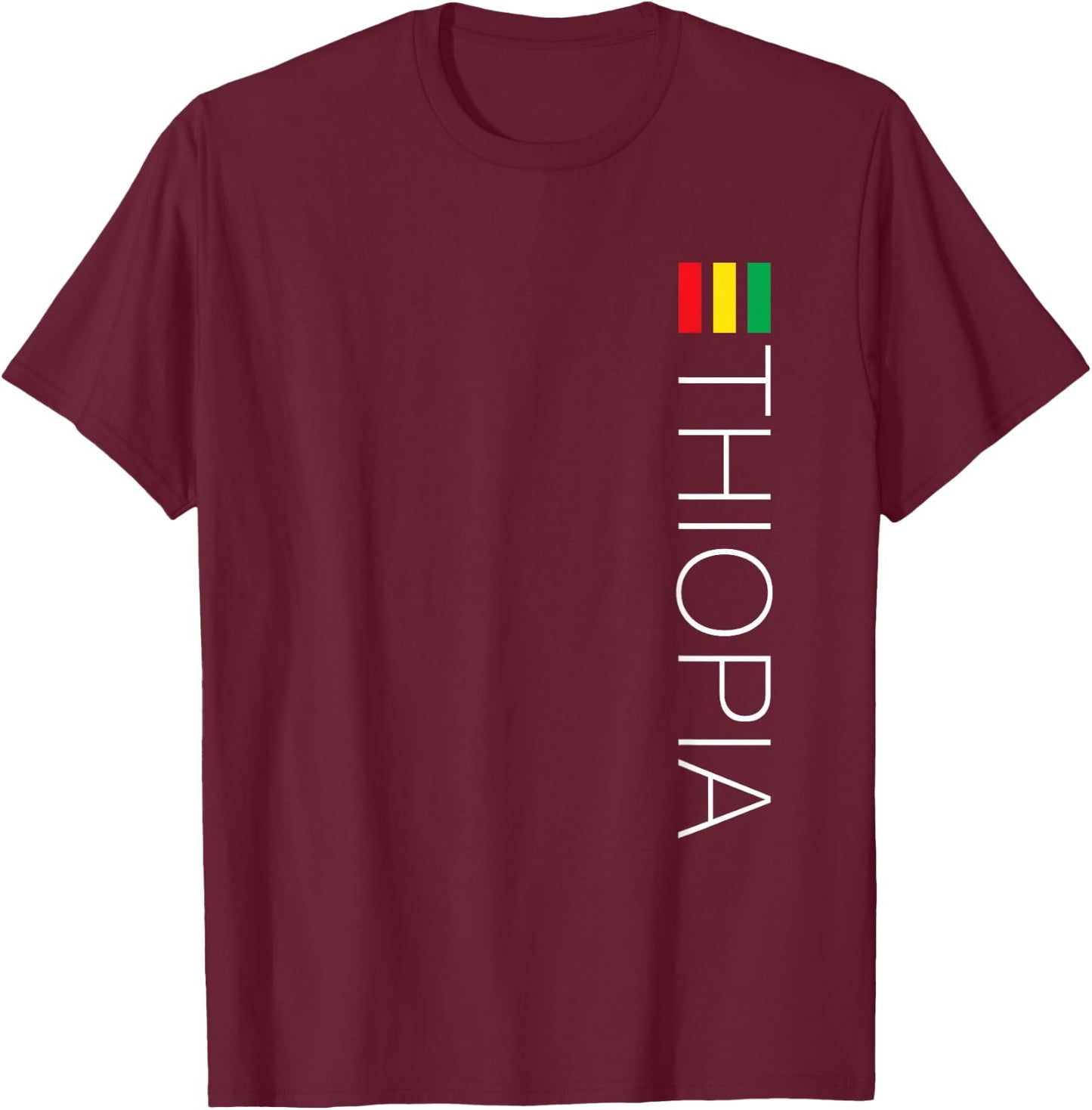 Ethiopia T-Shirt - T-Shirt | Maroon