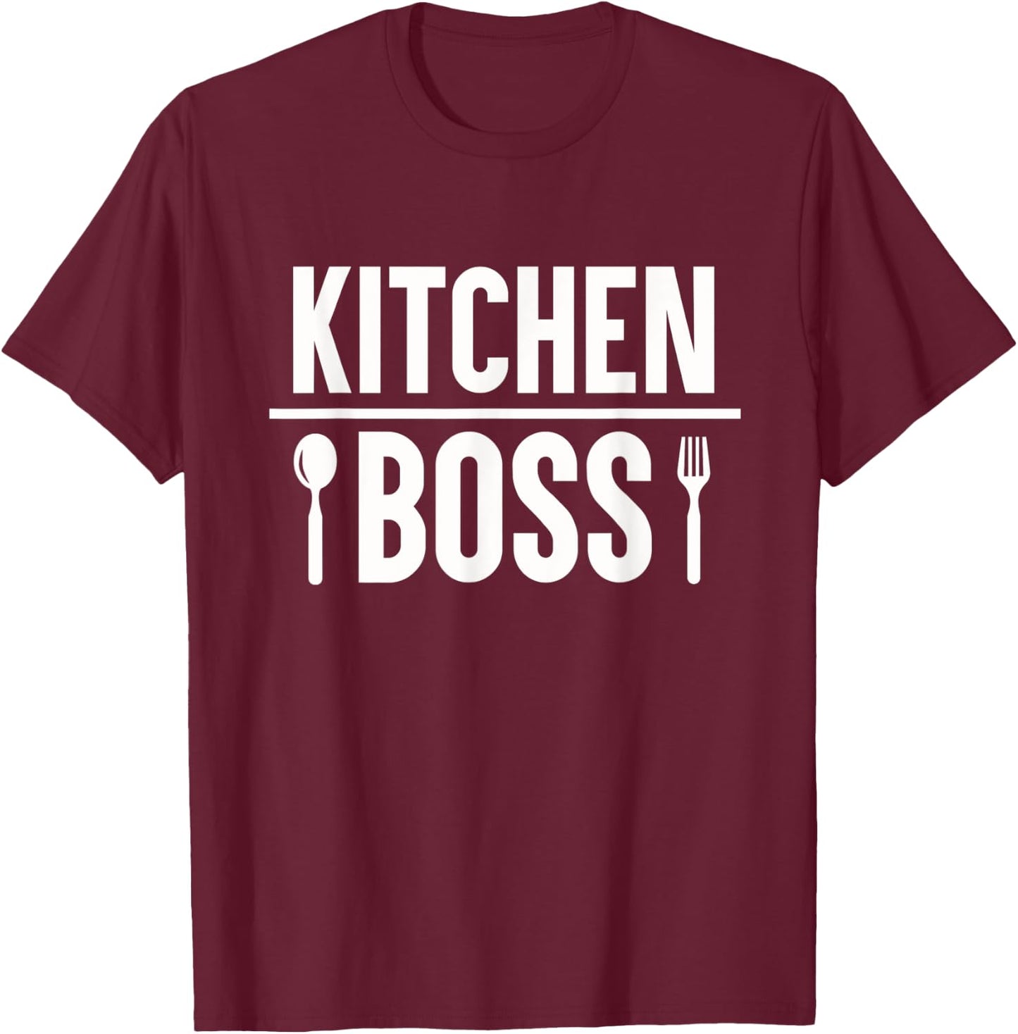 Kitchen Boss - Cooking Best Chef Cook T-Shirt - T-Shirt | Maroon