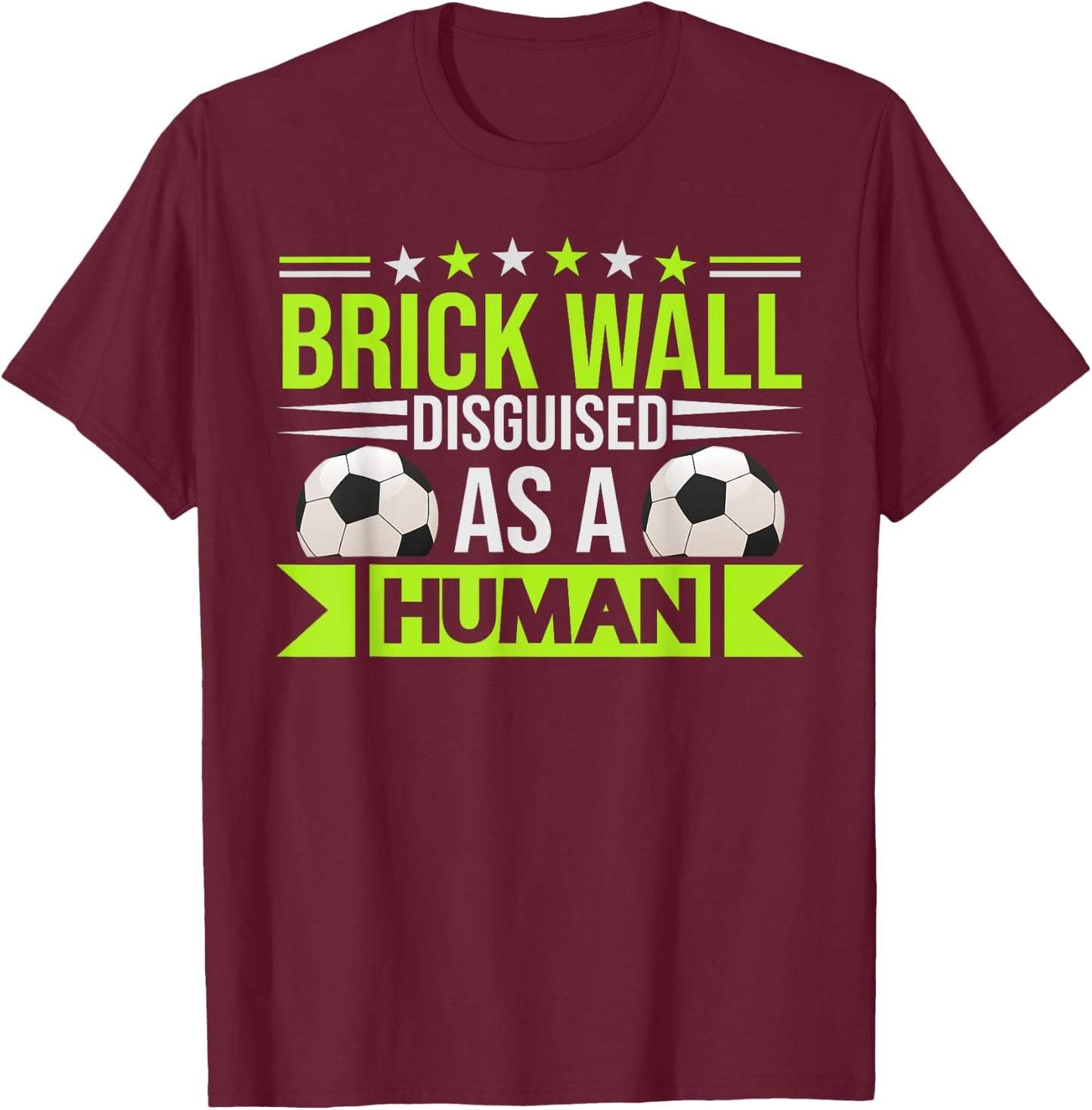 Gloves Goal Soccer Goalie Goalkeeper T-Shirt - T-Shirt | Maroon